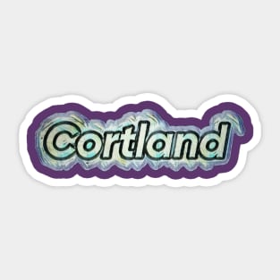 Cortland Sticker